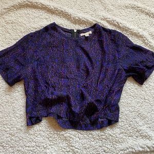 Urban Outfitters Patterned Crop Top